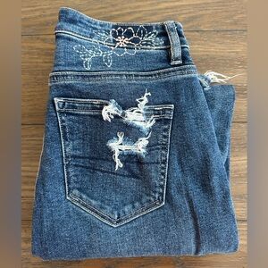 American Eagle Outfitters Women's‎ Dark Blue Mom Jeans Size 2